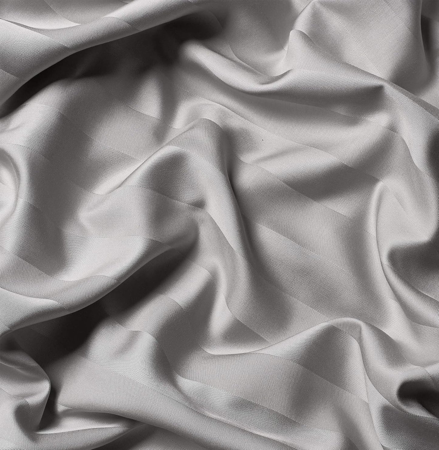 Pure Bamboo Queen Sheets - Luxuriously Soft 100% Organic Viscose Bed Sheet Set | Jacquard Silver, 2-Year Quality Promise