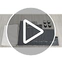 Beige 4-Tier Vertical Laundry Hamper with Rolling Wheels - 180L Capacity