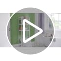 Over-the-Toilet Storage Shelf Bamboo 3 Tiers Cloud White - Adjustable Bathroom Organizer