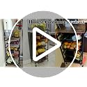 Kitchen Storage Cart with 4 Drawers & Wood Top - 5 Tier Mobile Organizer, Black