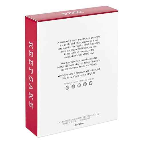 Hallmark Keepsake Christmas Ornament 2024, Hallmark Channel Spread the Love, Porcelain, Family Gifts