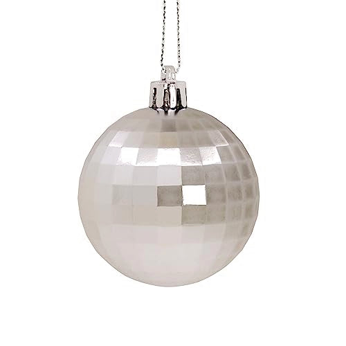 Hallmark 24-Pack Silver Christmas Ornaments Ball Set