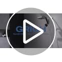 GRICH Chrome Handheld Shower Head with Filter & High Pressure Rainfall - Water Softening & 6 Modes