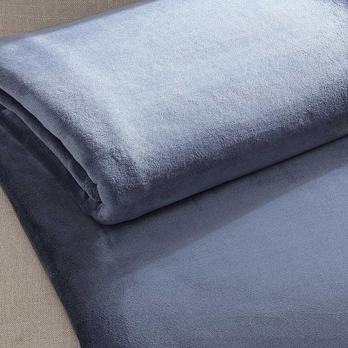 Calvin Klein - Queen Blanket, Soft Plush Bedding, Medium Weight Bed Blanket (Slate Blue, Queen)