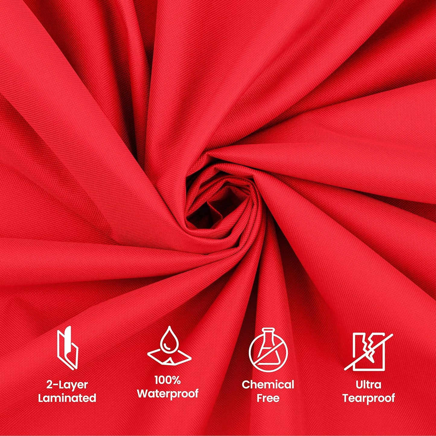 ZOBER Christmas Tree Storage Bag | Fits 9 Ft Trees - Durable 600D Oxford Fabric - Easy Access Design - Red
