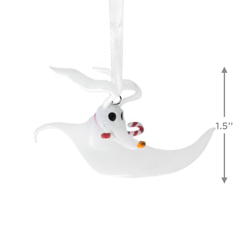 Hallmark Nightmare Before Christmas Zero with Candy Cane Christmas Ornament