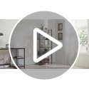 VASAGLE Rustic Brown & Ink Black 5-Tier Bookshelf - Without Back Panels, 11.8"D x 26"W, Industrial Style