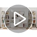 IRONCK 8-Cube Storage Organizer Reversible Bookshelf - White
