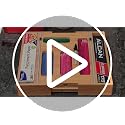 Expandable Bamboo 6-in-1 Kitchen Drawer Organizer for Bags & Wraps