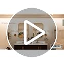 Gold Bathroom Vanity Mirror 24x36 Inch Wall-Mounted Modern Rectangular with Metal Frame - Variation of THIS listing