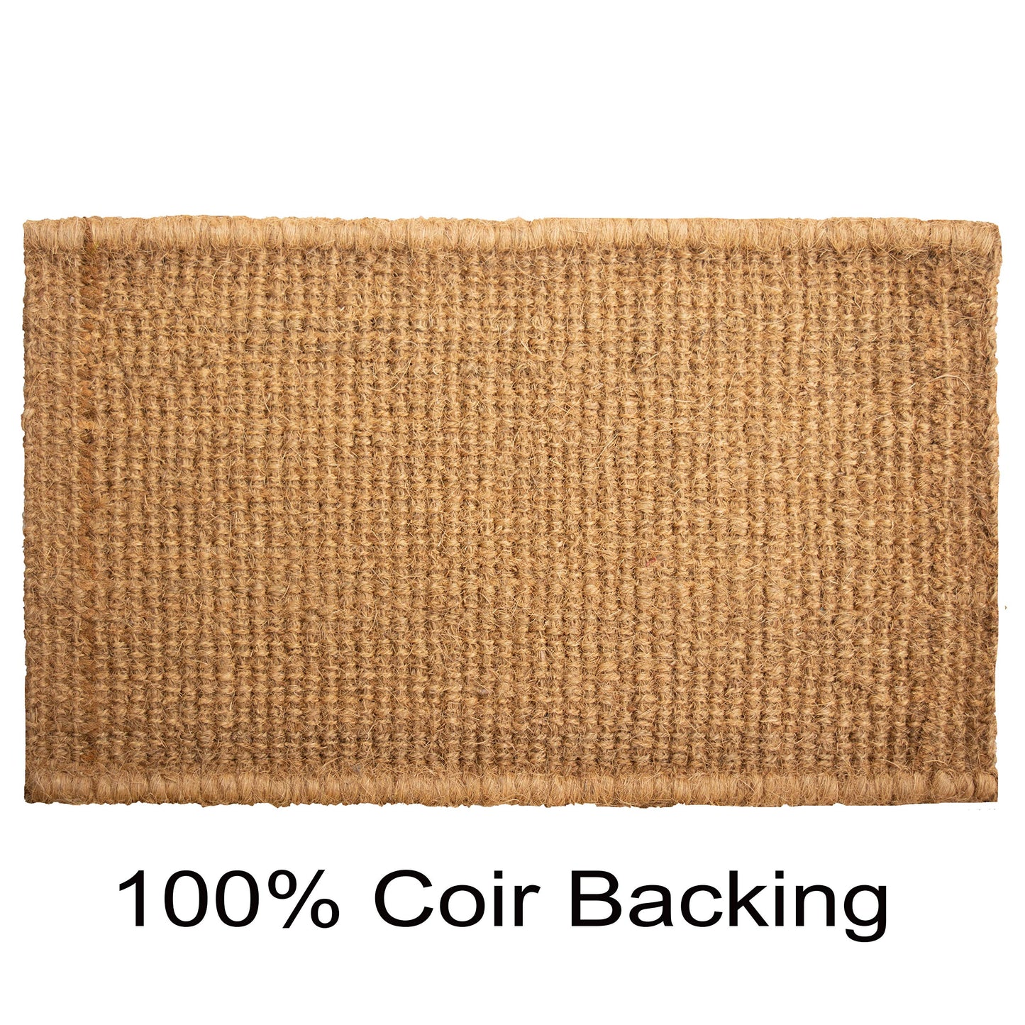 Calloway Mills 180072436J Garbo Monogram Doormat, Extra-Thick 2' x 3' x 1.50" (Letter J), Natural/Black
