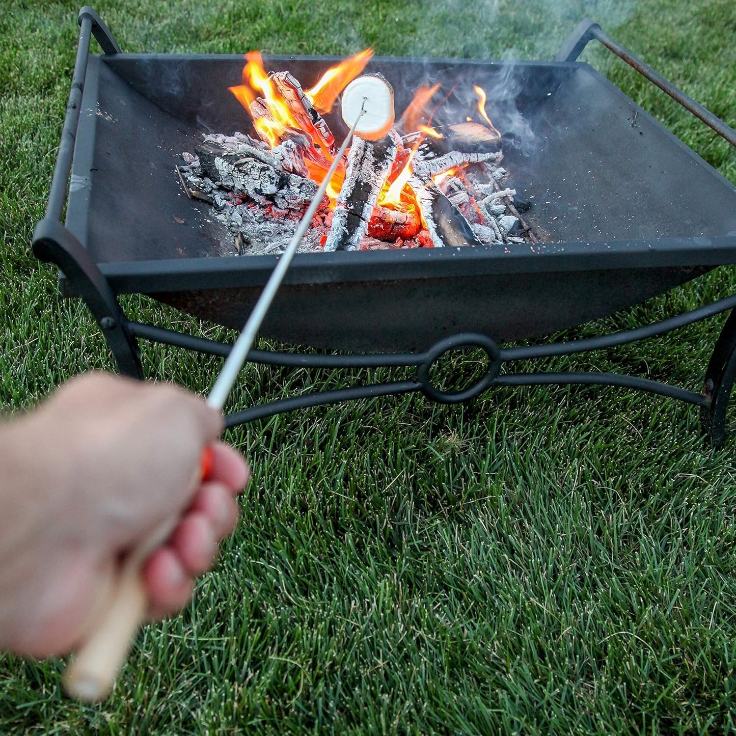 MalloMe S'mores Sticks - 32" Marshmallow Roasting Skewers for Campfire Cooking | 5-Pack Outdoor Essentials