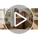 Brown 2-Tier Tilt-Out Bamboo Laundry Hamper with Storage Shelf - Foldable