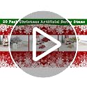 DIYASY Gold Glitter Berry Stems - 20 Pcs Artificial Christmas Tree Picks & Wreath Decor