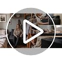 Black COMAX Folding Sofa Bed Chair - Single Floor Couch with Arm and Cup Holder