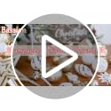 Bassion Champagne & White Christmas Ornaments Set - Holiday Tree Decorations