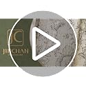 jinchan Black on Beige Floral Linen Curtains 84 Long, Pack of 2, Unlined, 50"W x 84"L