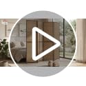 HOMCOM 4-Panel Boho Brown Room Divider - 6 ft Tall Folding Privacy Screen