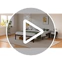 Full Metal Bed Frame with Round Corner Legs, 14 Inch Platform Heavy