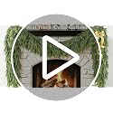 Dirnun 9ft Christmas Green Cedar Garland with Large Branches - 2 Pack