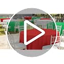 12 Pack Round Christmas Italy Theme Tablecloth 84in - Red White Green (Red White Green Round / 12pcs)
