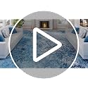 Arbosofe 8x10 ft Modern Abstract Washable Rug with Non-Slip Backing for Living Room & Bedroom, Red & Orange