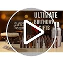 Espresso Martini Cocktail Kit with Glasses, Coffee Grounds & Mixology Tools