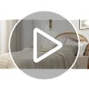 Queen Boho Comforter Set - Aqua Tufted Bedding with Pillowcases