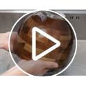 Wood Mixing Bowl for KitchenAid 5QT - Acacia Wooden Batter & Dough Bowl with Stainless Steel Locking Base