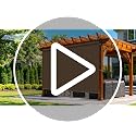 Mocha Outdoor Roller Shade with UV Block & Cordless Operation - 8'W x 8'H, Variation: 96" x 96"