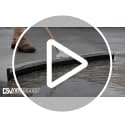 36-Inch Curved Floor Squeegee for Garage, Tile & Concrete Floors - Rubber Blade, Taper Pole Connection - Handle Sold Separately