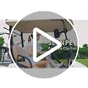 20000mAh Rechargeable Clip-on Fan with Light & Hook for Camping, Outdoor & Desk Use