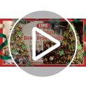 12Pcs Red Green Christmas Bows Decorations for Wreaths & Tree Ornaments