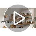 Venusmiles Natural Elm Live Edge Floating Shelves 24 Inch Heavy Duty, 2 Pack
